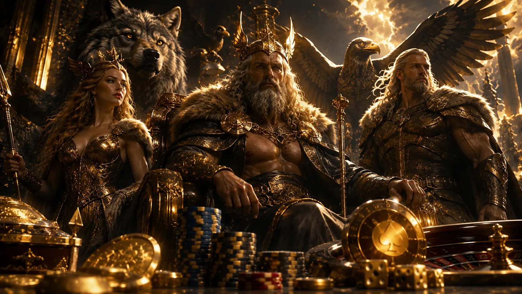 GodzCasino mythology brand artwork